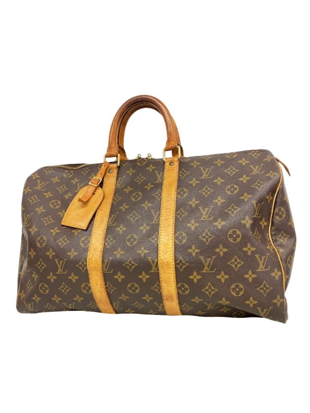 Louis Vuitton Boston Bag Monogram Keepall 45 Brown